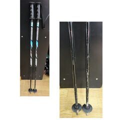 110cm スノカービング 3点セット 板・ビンディング・ポール SCV ジュニアスキー X8 ブルー 西岡店の画像
