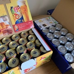 【ビール】　プレミアムモルツ　スーパードライ　ギフトセット　缶ビール　2ケース分（➕オマケ2ケース付）の画像