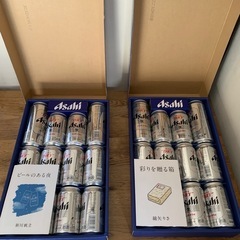 【ビール】　プレミアムモルツ　スーパードライ　ギフトセット　缶ビール　2ケース分（➕オマケ2ケース付）の画像