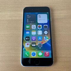 【中古】iPhoneSE2 128GBホワイト(SIMフリー/利用制限〇)の画像