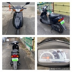 ⭐️原付バイク　 レッツ2 CA1PA フルメンテナンス済み　安心して乗れるバイクですの画像