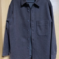 ユニクロ　ダークブラウン フリースジャケット Mサイズ