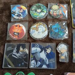 ヒーローアカデミア、缶バッチ、ステッカー等