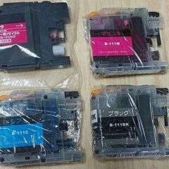brother ブラザー プリンターインク LC111 ※新品1個と中古3個　の画像