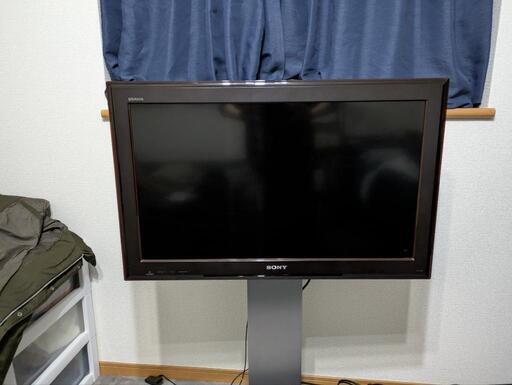 32インチSONY BRAVIA「壁寄せスタンド，リモコン付」