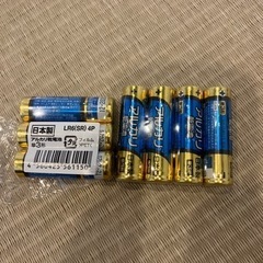 未使用　アルカリ乾電池単3形　7つ