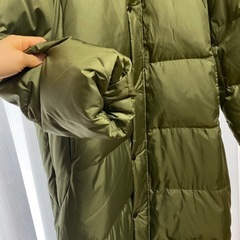 【美品】デサント　メンズ　L　スーパーロングダウンコート　ベンチコート　の画像