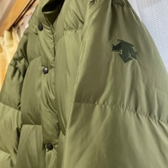 【美品】デサント　メンズ　L　スーパーロングダウンコート　ベンチコート　の画像