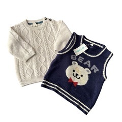 子供服　80 トレーナー　トップス　ニット　カーディガン　オーバーオール　キッズの画像