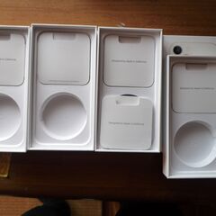iphoneケーブル、iphone空箱の画像