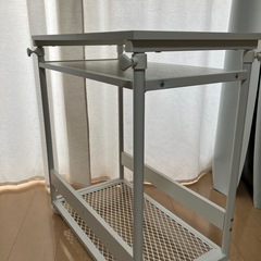 【受け渡し者決定】真っ白なパソコンワゴン