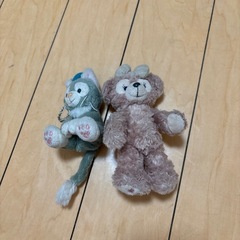 シェリーメイとジェラトーニのマスコットキーホルダーです！