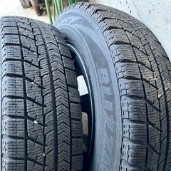 ブリヂストン スタッドレスタイヤ BLIZZAK VRX 145/80R13 2019年製 の画像