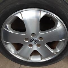 エリシオンプレステージ　タイヤホイール　225-50-18　ヨコハマブルーアースヒビあり　早い者勝ちで15000円にします。の画像