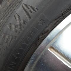 エリシオンプレステージ　タイヤホイール　225-50-18　ヨコハマブルーアースヒビあり　早い者勝ちで15000円にします。の画像