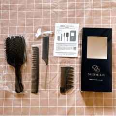 新品⭐️ ヘアコームセット パドルブラシ ブラシ コーム ヘアセット テール テールコームの画像
