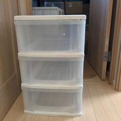 【決定済】衣装ケース3段の画像