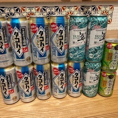 タコハイ、ジンソーダ、お茶サワー