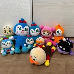 アンパンマン　ぬいぐるみセットの画像