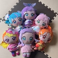 ひろがるスカイプリキュア全員集合人形セット　の画像