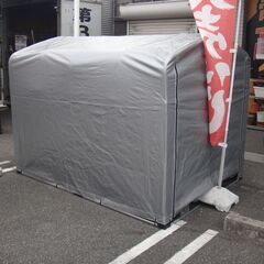 アルミサイクルハウス 簡易ガレージ  バイク置場 屋外 カバー ...