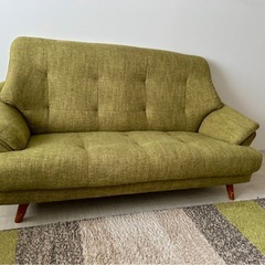 NOCE 3人掛けソファ グリーン ソファー ファブリック