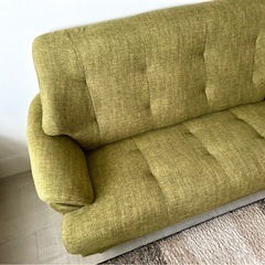 NOCE 3人掛けソファ グリーン ソファー ファブリック