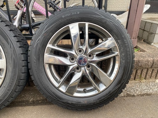 未使用  DUNLOP  デジタイヤ スタッドレス AUTECH アルミ4本 セット 195/60R16 X3815 セレナ 