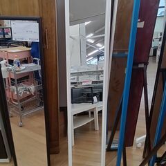 ★ジモティ割あり★  姿見 ホワイト H145×D47×W27 ...