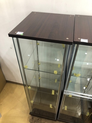 【軽トラック貸出サービス有】ガラスコレクションケース　不二貿易