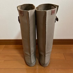 ロングブーツ　ブーツ　本革　24.5cmの画像