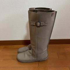 ロングブーツ　ブーツ　本革　24.5cmの画像