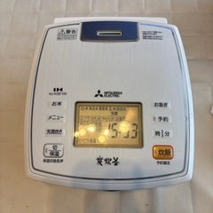 三菱電機 NJ-KSE106 炊飯器 予約機能付きの画像