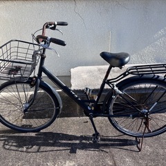 自転車　黒　