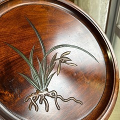 漆の木製おぼんお盆の画像