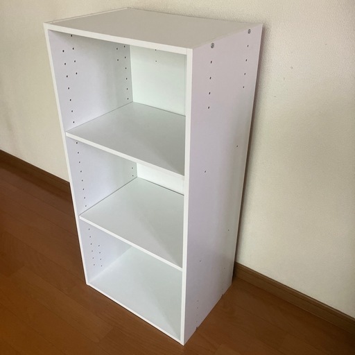 ★カラーBOX（白3段）「美品」
