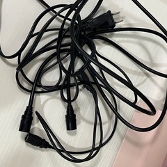 【故障可能性あり】パナソニックピンク色のテレビ＋ケーブルの画像