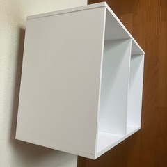 ★カラーBOX（白2段）「美品」の画像