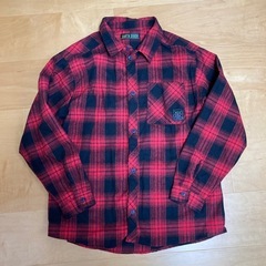 チェックシャツ　160