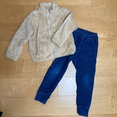 120 パーカー　ズボン 