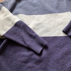 ユニクロ　ボーダーセーター　Lの画像