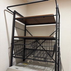 ランドリーラック（洗濯機上収納）の画像