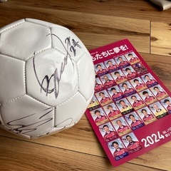 値下げ！美品　ファジアーノ岡山　サイン入りサッカーボールなどの画像