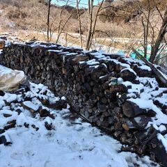 値下げしました　土日対応します　　雑木　薪積み放題　軽トラ持ち込み　割ってませんの画像