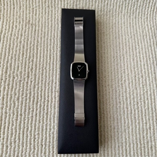 値下！SEIKO セイコー　シャリオ クォーツ　ドレスウォッチ　上品　ドレッシー　オニキス　晴れの日