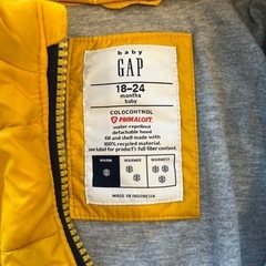 gap ダウンジャケット　80cmの画像
