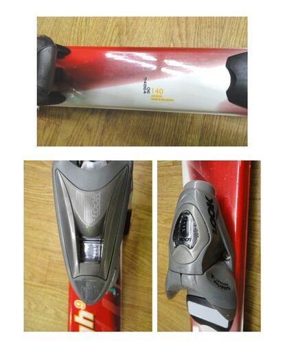 140㎝ カザマ カービングスキー winterhigh 3点セット 板