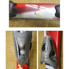 140㎝ カザマ カービングスキー winterhigh 3点セット 板・ビンディング・ポール kazama 西岡店の画像