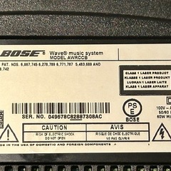 【譲渡者決定】BOSE music system  スピーカー　CDの画像