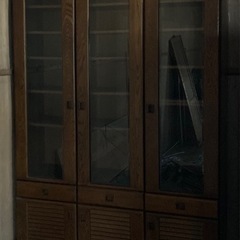 【お取引中】浜本工芸　食器棚③